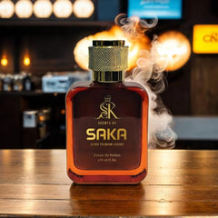 Bold bottle of RED TOBACCO MMXVII – a rich, smoky scent inspired by MANCERA RED TOBACCO.