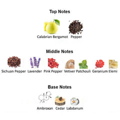 Fragrance notes of SAVAGE MMXV – bergamot, pepper, and amber inspired by DIOR SAUVAGE.