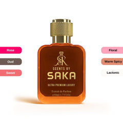 VELVET ROSE & OUD Extrait de Parfum – a rich, opulent fragrance inspired by Jo Malone Velvet Rose & Oud. A perfect blend of velvety rose and smoky oud for a luxurious scent experience.