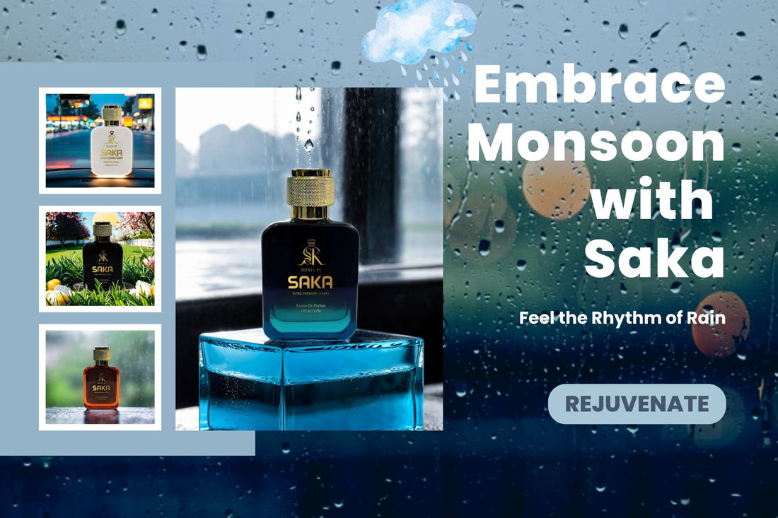 Embrace the Monsoon Perfumes Collection at Scents by Saka—fresh, aquatic, and earthy scents perfect for rainy days.