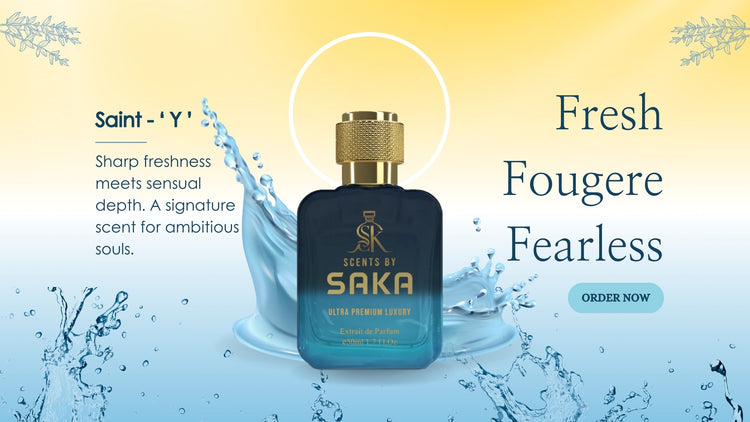 Saint Y – inspired by YSL Y is a crisp fusion of bergamot, sage, ginger, apple, and cedarwood for modern freshness.